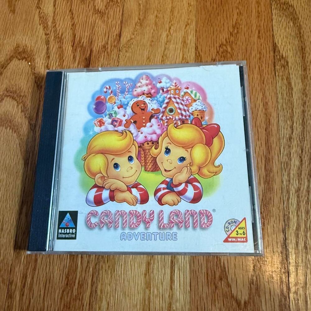 Candy Land Adventure Hasbro Interactive Jewel Case First Edition 1998